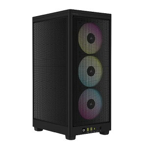 CORSAIR iCUE 2000D RGB AIRFLOW Mini ~j -ITX GAt[ PC P[X [ubN]Mini-ITX tH[t@N^ - X`[bVpl ^PCP[X CORSAIR AF120 RGB SLIM t@ 3 /iCUE Lighting Node CORE Rg