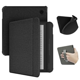 色：ブラック ForKoboLibraColourケースKoboLibraColour7インチ手持ケースカバーTPU柔らかいケース電子書籍リーダータケースソフトスマートカバーほごスリーブ対応KoboLibraColour専用ハンドヘルドケー