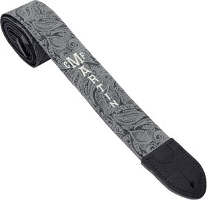 [}[`] 18A0109 DENIM STRAP SCROLL&LEAF PATTERN M^[Xgbv