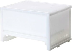 �T���R�[�v���X�`�b�N(SankoPlastic) ���[ e���b�N �����o��L ��36.3*���s28.8*����22.7cm �z���C�g ���{�� �P�[�X �X�^�b�L���O �������� �X�y�[�X �L�����p �V���v�� 436092