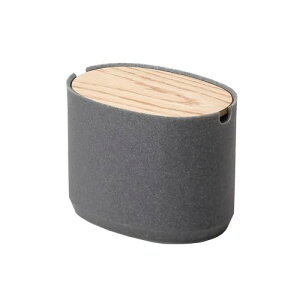 ideaco (CfAR)   Wt [ 18*s12*13.5cm Oval Box S High stone sand gray/I[o{bNX STCY  Xg[ThO[