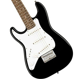 Squier �G���L�M�^�[ Mini Stratocaster* Left-Handed, Laurel Fingerboard, Black 370123506 �\�t�g�P�[�X�t��