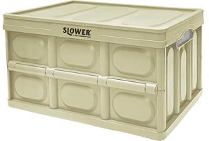 �X���E���[(SLOWER) ���[�P�[�X �܂肽���� �R���e�i �{�b�N�X �T���h M�T�C�Y ��39 x 26cm x ����22cm FOLDING CONTAINER Estoril MINI SLW341