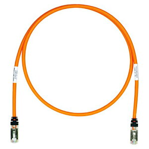 �p���h�E�C�b�g �V�[���h LAN�P�[�u�� Cat6A �v���d�l 3m �I�����W STP6X3MOR