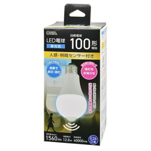 �I�[��(OHM)�I�[���d�@ LED�d�� E26 100�`���� �l�����ÃZ���T�[�t�� �����F LDA12D-G R52 06-4790