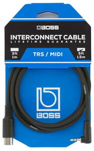 {X BOSS TRS/MIDIP[u BMIDI-5-35 1.5m /3.5mm TRS BK ubN