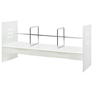 �v���X �u�b�N�X�^���h H�^�P�[�X�t �Ԍ�65cm �z���C�g 89-265