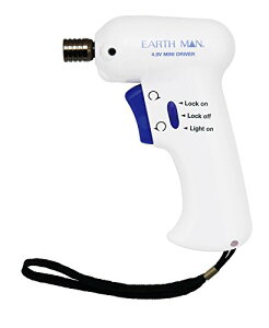 ���V(Takagi) EARTH MAN 4.8V �[�d���~�j�h���C�o�[ ���ߕt���E���߂�ؑւ��X�C�b�`1�� ��[�t�߂��Ƃ炷���C�g�t�� ��쓮�h�~���b�N�X�C�b�`�t �r�b�g�̗�����h�����b�N�`���b�N C-21B