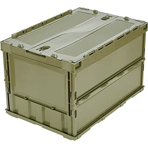 �g���X�R���R(TRUSCO) ���^�܂肽���݃R���e�i 50L ���b�N�t�^�t OD�F TR-C50B-OD ���[�P�[�X ���[�{�b�N�X