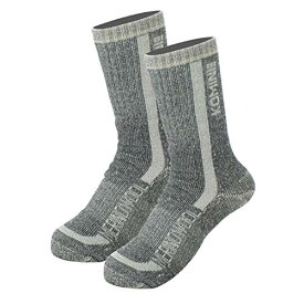 コミネ(KOMINE) バイク メリノウールウォームソックス M(23-25cm) Dark Grey 09-356 AK-356