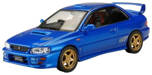 HJ64 1/64 �X�o�� �C���v���b�T PURE SPORTS COUPE WRX type R STi Version V Limited (GC8) �\�j�b�N�u���[�}�C�J �����i HJ641079FBL