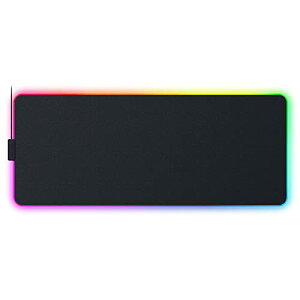 Razer Strider Chroma �n�C�u���b�h �Q�[�~���O�}�E�X�}�b�g 19 Razer Chroma RGB ���C�e�B���O�]�[�� �g���T�C�Y ����~�߃x�[�X ����h�� �V�[�����X�G�b�W �u���b�N RZ02-04490100-R3M1 L�T�C�Y