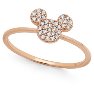【取寄せ】ディズニー Disney US公式商品 ミッキーマウス 指輪 リング ジュエリー アクセサリー [並行輸入品] Mickey Mouse  Icon Bracelet by Crislu - Rose Gold | ビーマジカル楽天市場店