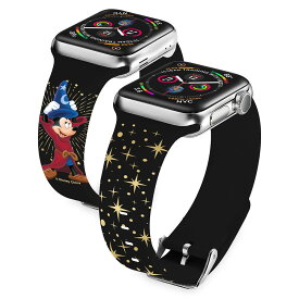 【取寄せ】 ディズニー Disney US公式商品 ミッキーマウス ミッキー Apple watch バンド 腕時計 時計 魔法使い ソーサラー アップルウォッチ [並行輸入品] Sorcerer Mickey Mouse Smart Watch Band グッズ ストア プレゼント ギフト クリスマス 誕生日 人気