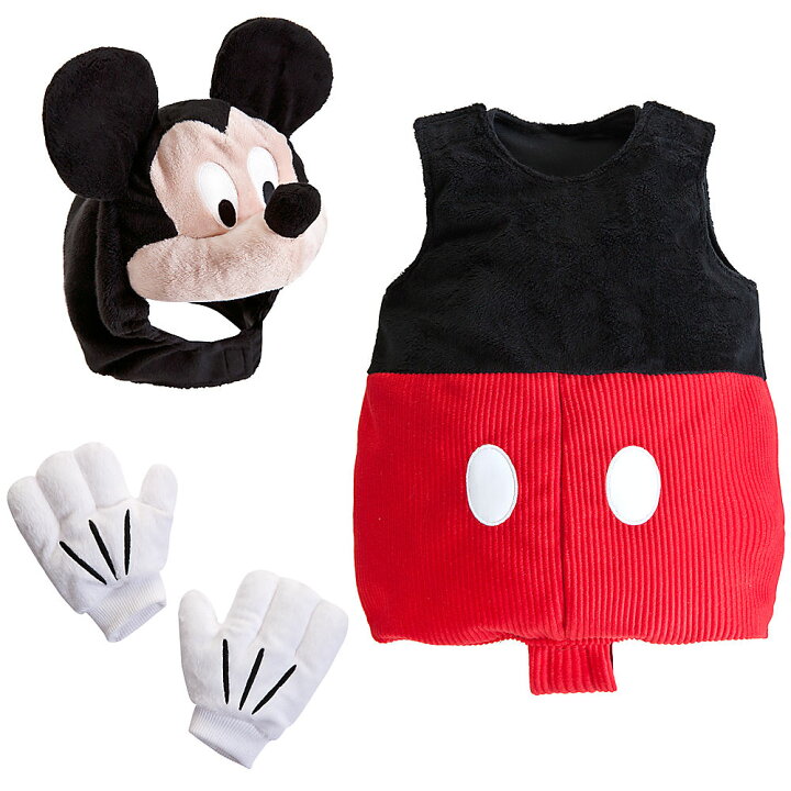 楽天市場 1 2日以内に発送 ディズニー Disney Us公式商品 ミッキーマウス きぐるみ 着ぐるみ プラッシュ ぬいぐるみ 人形 おもちゃ コスチューム 衣装 ドレス 服 コスプレ ハロウィン ハロウィーン 服 コスプレ ベビー 赤ちゃん 幼児用 男の子 並行輸入品 ビー