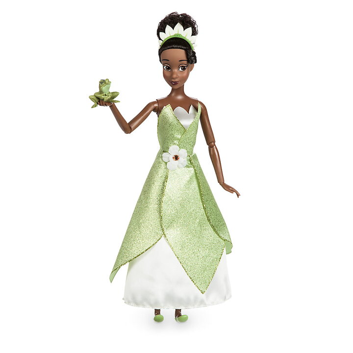 楽天市場 あす楽 ディズニー Disney Us公式商品 プリンセスと魔法のキス ティアナ プリンセス フィギュア 置物 人形 クラシックドール ドール おもちゃ 並行輸入品 Tiana Classic Doll With Prince Naveen As Frog Figure 11 1 2 039 039 グッズ ストア