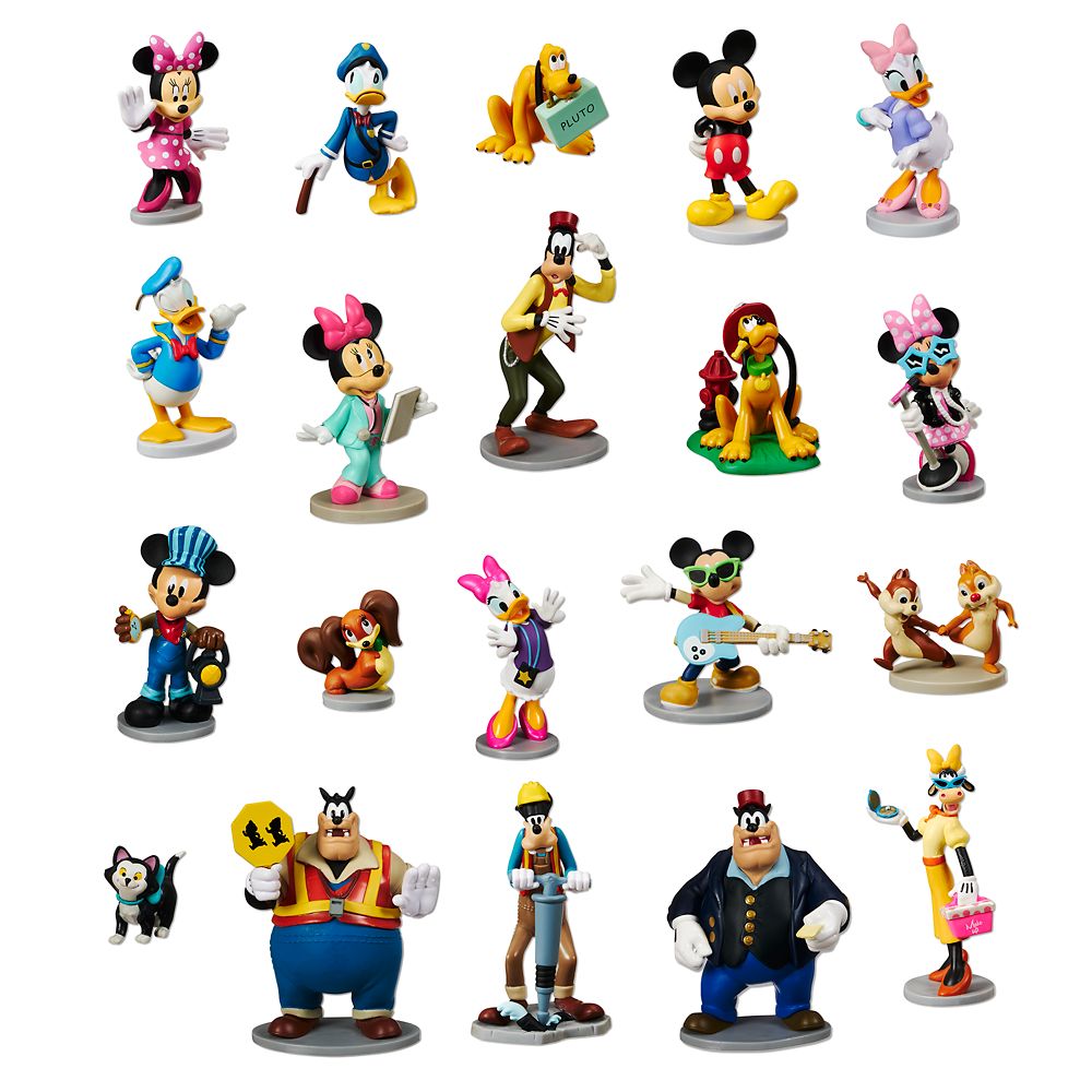 【取寄せ】 ディズニー Disney US公式商品 ミッキーマウス ミッキー おもちゃ 玩具 トイ フィギュア 置物 人形 セット [並行輸入品]  Mickey Mouse and Friends Mega Figure Play Set グッズ ストア プレゼント ギフト クリスマス 誕生日  人気