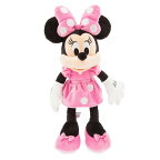 【1-2日以内に発送】 ディズニー Disney US公式商品 ミニーマウス ミニーぬいぐるみ ピンク 約45cm 人形 おもちゃ 中サイズ [並行輸入品] Minnie Mouse Plush - Pink Medium 18'' グッズ ストア プレゼント ギフト 誕生日 人気 クリスマス 誕生日 プレゼント ギフト
