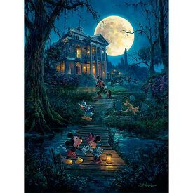 【取寄せ】 ディズニー Disney US公式商品 ミッキーマウス ミッキー ホーンテッドマンション 限定版 限定 キャンバス ロデルゴンザレス [並行輸入品] Mickey Mouse at The Haunted Mansion ''A Haunting Moon Rises'' by Rodel Gonzalez Canvas Artwork ? Limited Edition