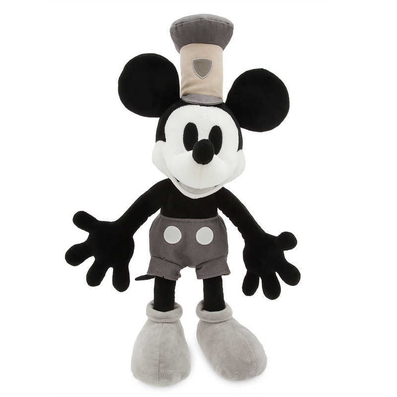 【1-2日以内に発送】 ディズニー Disney US公式商品 ミッキーマウス ミッキー スチームボートウィリー 中サイズ ぬいぐるみ 人形 おもちゃ  [並行輸入品] Mickey Mouse Plush - Steamboat Willie Medium グッズ ストア プレゼント ギフト 誕生日 