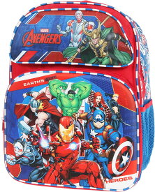 【あす楽】【L】 ディズニー Disney マーベル アベンジャーズ リュック リュックサック 旅行 バッグ バックパック 鞄 かばん アイアンマン キャプテンアメリカ ハルク ソー 男の子 子供 子供用 男子 男児 ボーイズ キッズ [並行輸入品] Avengers backpack 16'' クリ