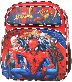 【あす楽】【M】 ディズニーDisney スパイダーマン スパイダー マーベル リュック リュックサック 旅行 バッグ バックパック 鞄 かばん 男の子 男子 男児 子供 子供用 ボーイズ キッズ [並行輸入品] 12" Spiderman Backpack クリスマス 誕生日 プレゼント