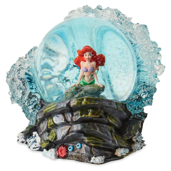 楽天市場 取寄せ ディズニー Disney Us公式商品 リトルマーメイド アリエル Ariel プリンセス エネスコ 地球儀 球 グローブ 並行輸入品 Water Globe By Enesco The Little Mermaid グッズ ストア プレゼント ギフト クリスマス 誕生日 人気 ビーマジカル楽天市場店