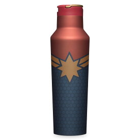 【取寄せ】 ディズニー Disney US公式商品 マーベル Marvel キャプテンマーベル 水筒 ウォーターボトル ステンレス製 [並行輸入品] Captain Stainless Steel Canteen by Corkcicle グッズ ストア プレゼント ギフト クリスマス 誕生日 人気