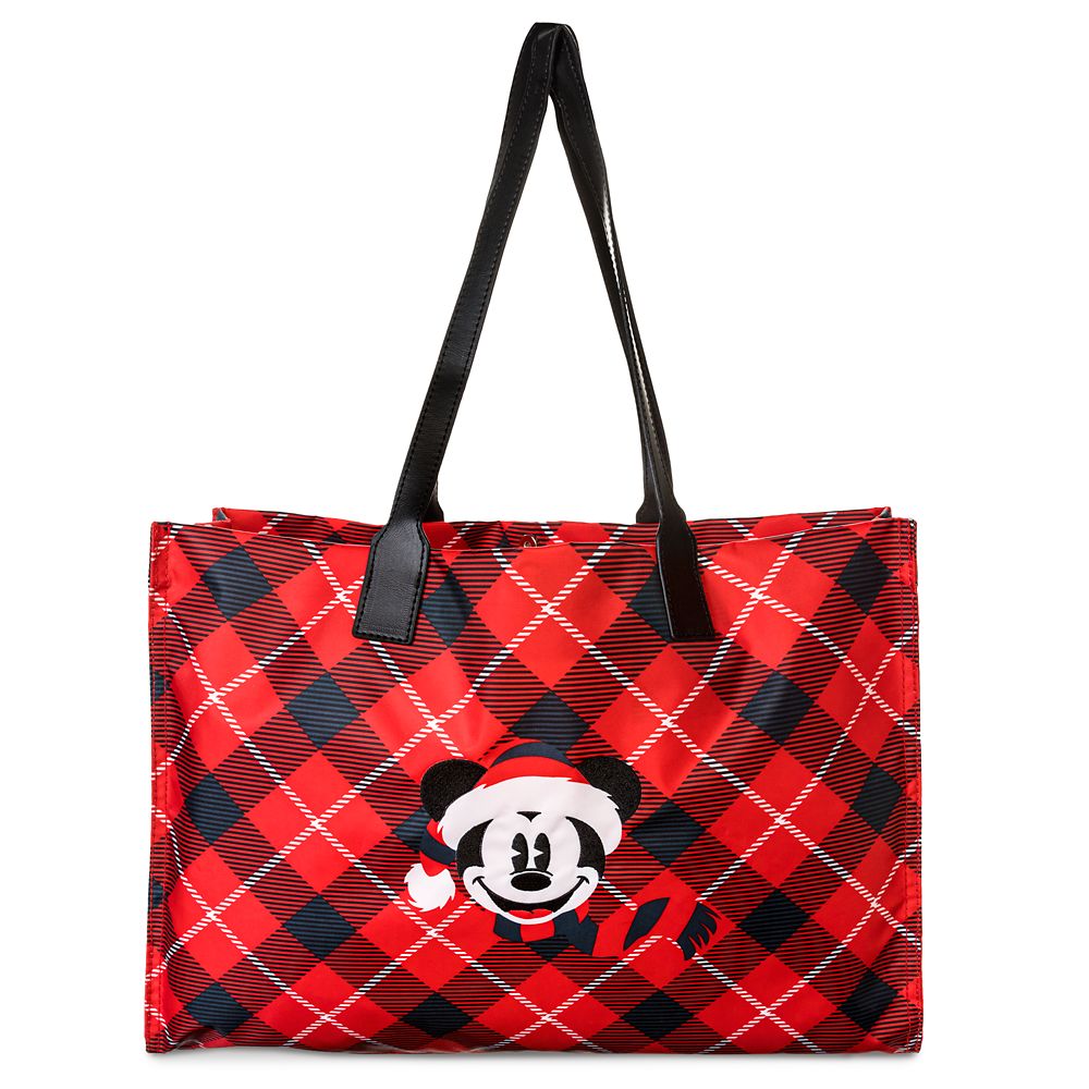 【取寄せ】 ディズニー Disney US公式商品 ミッキーマウス ミッキー トートバッグ バック 鞄 かばん 手提げ バッグ クリスマス  [並行輸入品] Mickey Mouse Christmas Tote Bag グッズ ストア プレゼント ギフト クリスマス 誕生日 人気 |