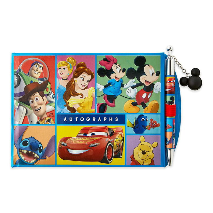 楽天市場 あす楽 ディズニー Disney Us公式商品 ワールドオブディズニー フォトアルバム 写真アルバム ペン 筆記具 文具 文房具 オートグラフ サイン帳 ノート 帳面 並行輸入品 World Of Autograph Book And Photo Album With Pen グッズ ストア プレゼント ギフト
