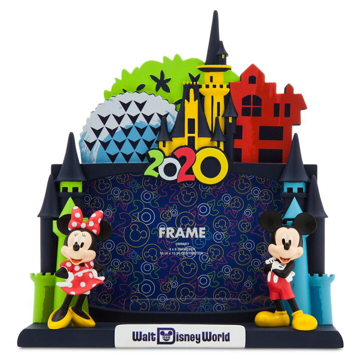 楽天市場 取寄せ ディズニー Disney Us公式商品 ミッキーマウス ミッキー ミニーマウス ミニー ウォルトディズニーワールド ウォルトディズニー フォトフレーム 写真フレーム 写真立て 額 メンズ 大人 男性 並行輸入品 Mickey And Minnie Mouse Dimensional Photo