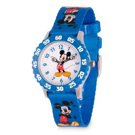 【取寄せ】 ディズニー Disney US公式商品 ミッキーマウス ミッキー 腕時計 時計 バンド 子供 キッズ 女の子 男の子 [並行輸入品] Mickey Mouse Time Teacher Watch for Kids ? Print Band グッズ ストア プレゼント ギフト クリスマス 誕生日 人気