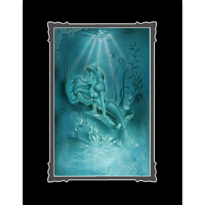 楽天市場 取寄せ ディズニー Disney Us公式商品 リトルマーメイド アリエル Ariel プリンセス 絵 アート デラックスプリント 絵画 プリント インテリア 並行輸入品 Little Mermaid Deluxe Print By Noah グッズ ストア プレゼント ギフト クリスマス 誕生日