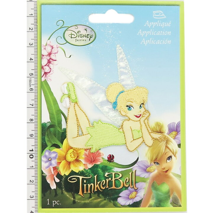 楽天市場 あす楽 ディズニー ティンカーベル キャラクター アップリケ わっぺん アイロンで取り付ける あっぷりけ ワッペン手芸 手芸 クラフト 布 縫製 雑貨 Disney 並行輸入品 グッズ ストア プレゼント ギフト クリスマス 誕生日 人気 ビーマジカル楽天市場店