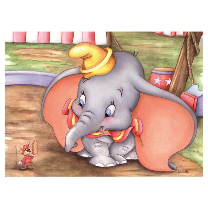 楽天市場】【取寄せ】 ディズニー US公式商品 ダンボ Dumbo 絵画 絵  