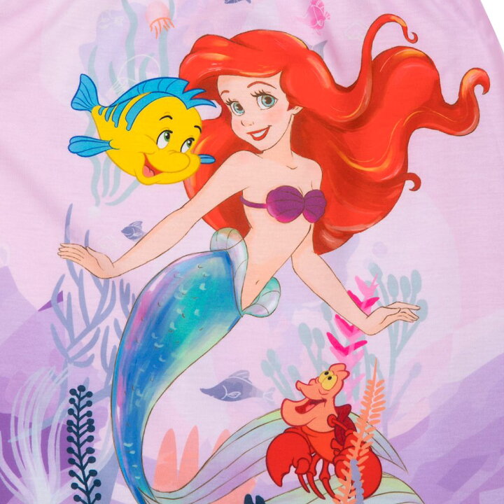 楽天市場 あす楽 ディズニー Disney Us公式商品 リトルマーメイド アリエル Ariel プリンセス パジャマ 寝巻き 部屋着 服 女の子用 子供用 女の子 ガールズ 子供 並行輸入品 The Little Mermaid Nightshirt For Girls グッズ ストア プレゼント ギフト クリスマス