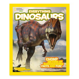 【取寄せ】 ディズニー Disney US公式商品 ナショナルジオグラフィック 恐竜 ダイナソー 本 洋書 英語 子供 キッズ 女の子 男の子 [並行輸入品] National Geographic Kids Everything Dinosaurs: Chomp on Tons of Earthshaking Facts and Fun Book グッズ ストア プレゼント
