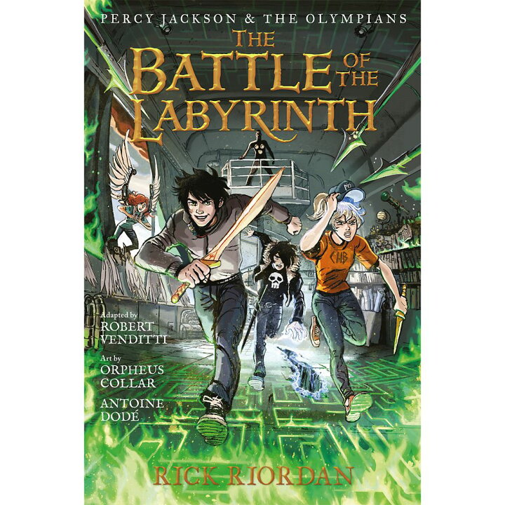 楽天市場 取寄せ ディズニー Disney Us公式商品 迷宮の戦い パーシー ジャクソンとオリンポスの神々 小説 洋書 英語 本 並行輸入品 Percy Jackson And The Olympians Book Four The Battle Of Labyrinth Graphic Novel グッズ ストア プレゼント ギフト