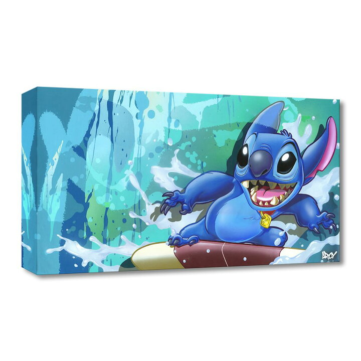 楽天市場 取寄せ ディズニー Disney Us公式商品 スティッチ リロとスティッチ 限定版 限定 キャンバス 並行輸入品 Stitch Surf Rider Stitch Gicl E On Canvas By Arcy Limited Edition グッズ ストア プレゼント ギフト クリスマス 誕生日 人気 ビー