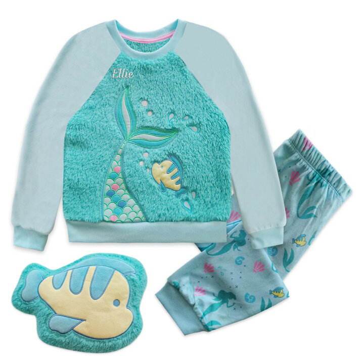 楽天市場 取寄せ ディズニー Disney Us公式商品 リトルマーメイド アリエル Ariel プリンセス 枕 クッション ピロー パジャマ 寝巻き 部屋着 服 セット 女の子用 子供用 女の子 ガールズ 子供 並行輸入品 The Little Mermaid Pajama And Pillow Set For Girls