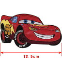 【1-2日以内に発送】ディズニー Disney カーズ cars アップリケ ワッペン 縫って取り付ける【大きさ:13.5cm x 7.5cm】ライトニング マ...