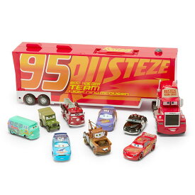 【取寄せ】 ディズニー Disney US公式商品 カーズ Cars ダイキャスト 模型 運搬トラック 乗り物 おもちゃ [並行輸入品] Mack Hauler Truck with Die-Cast Cars ? Cars グッズ ストア プレゼント ギフト クリスマス 誕生日 人気
