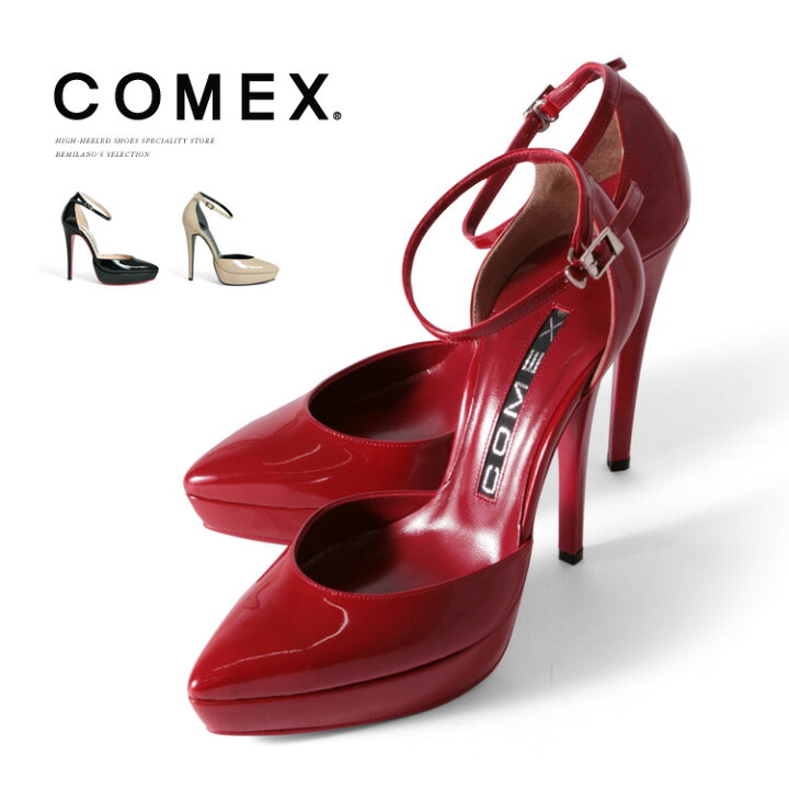 楽天市場】COMEX パンプス ハイヒール ポインテッドトゥ セパレート 