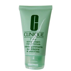 クリニークセブンデイ スクラブ クリームリンス オフ フォーミュラ 30ml（ミニ） 【Clinique】【お試し 旅行 小分け 詰め替え　】【激安　特価品　即納！】【W_37】