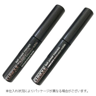 クリニークラッシュパワーマスカラロングウェアリングフォーミュラ#ブラックオニキス2.5ml×3(ミニ)【Clinique】【マスカラお試しミニサイズ旅行小分け詰め替え】【激安特価品即納!】【W_29】