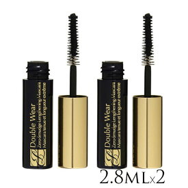 エスティローダー ダブルウェアゼロスマッジマスカラ 2.8ml×2（ミニ） 【マスカラ】【ESTEE LAUDER】【お試し 旅行 小分け 詰め替え】【W_15】【メール便可】