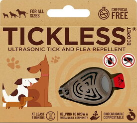 「TICKLESS PET」 送料無料 【チックレス ペット】ガード ダニ ノミ 犬用 猫用 薬を使わない ペットにやさしい　おさんぽ おでかけ 超音波 アウトドア 首輪 アクセサリー ベムプロダクツ bem