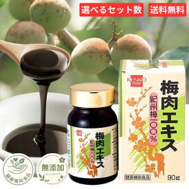 梅肉エキス 90g 健康フーズ梅エキス 紀州梅 100% 無添加 クエン酸 国産 梅 ウメ エキス 和歌山県産 健康補助食品 美容 健康 活力 疲労 疲れ 夏バテ 元気 正規品 送料無料