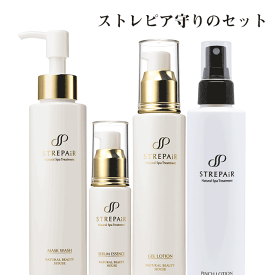 ストレピア 守りのセット マスクウォッシュ110g＋薬用美白ゲルローション60mL＋セラムエッセンス30mL＋ピンチローション200mL 各1本 ｜STREPAIR STREPAiR HSP