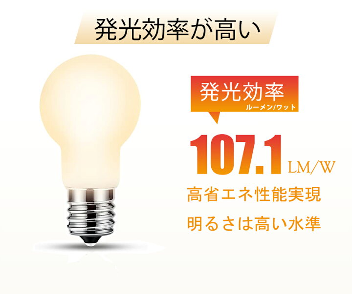 楽天市場】【4個セット】 フィラメント電球 E17 LED電球 40W形相当 